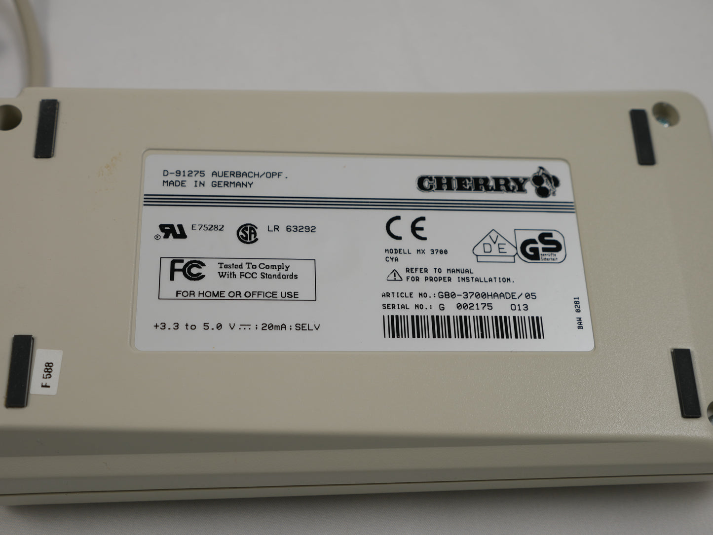 Cherry G80-3700HAADE(Modified)