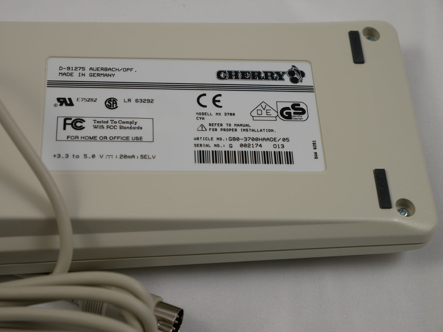 Cherry G80-3700HAADE(Modified)
