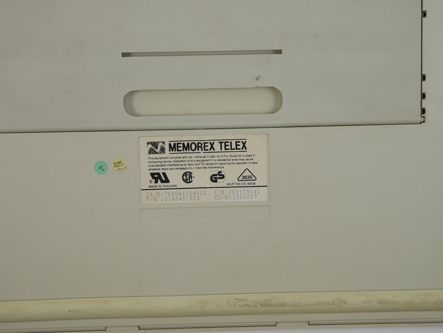 Memorex PC122 Keyboard